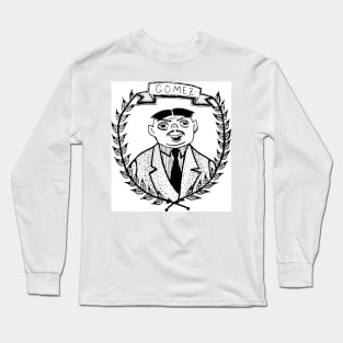 GOMEZ ADDAMS illustration by Ash Claise Long Sleeve T-Shirt